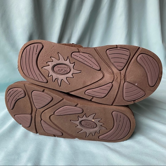 Ugg Sunset Zip Tall Boots, Chocolate Brown Sz 7 - Picture 10 of 11